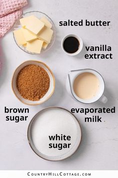 ingredients needed to make white chocolate fudge