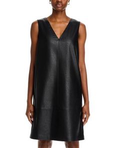 Kobi Halperin Graylen Faux Leather Shift Dress Leather Shift Dress, Kobi Halperin, Womens Shift Dresses, Black B, Shift Dress Black, Faux Leather Fabric, Leather Fabric, Above The Knee, Shift Dress