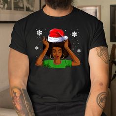 Buy Black Mrs Claus Shirt For Women Kwanzaa Christmas Santa Shirt at Fantasywears. Hight quality products with perfect design is available in a spectrum of colors and sizes, and many different types of shirts! Unisex T-Shirt – 100% Cotton (fiber content may vary for different colors) – Medium fabric (5.3 oz/yd² (180 g/m²)) – Classic fit – Tear away the label – Runs true to size Women T-Shirt – 100% combed ringspun cotton (fiber content may vary for different colors) – Light fabric (4.3 oz/yd² (1 Santa Shirt, Santa Shirts, Kwanzaa, Mrs Claus, Shirt For Women, Hight Quality, Women T Shirt, Christmas Santa, Sweatshirt Hoodie