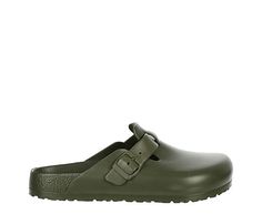 Birkenstock Boston EVA Mens Clog Whether you re kicking around the house or the town, the Boston mens Clog from Birkenstock will elevate your comfort and style. The EVA upper and ergonomically designed footbed are all designed with your comfort in mind while the adjustable buckle strap keeps your foot in place. Synthetic upper Slip-On Adjustable buckle strapBirkenstock footbedEVA outsole Slip-resistant Solid Color Clogs For Outdoor, Outdoor Slip-resistant Clogs, Outdoor Slip-resistant Solid Clogs, Outdoor Solid Color Slip-resistant Clogs, Outdoor Clogs With Cushioned Footbed, Outdoor Solid Clogs With Cushioned Footbed, Modern Synthetic Clogs For Outdoor, Durable Green Casual Clogs, Casual Durable Green Clogs