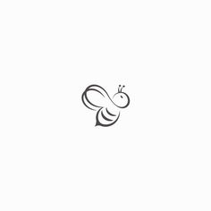 a black and white drawing of a bee