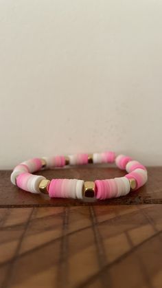 Customizable ombré bracelet  8.5 inches around Pink Beaded Bracelet With Adjustable Extender, Pink Adjustable Bracelet With Extender, Pink Adjustable Beaded Bracelet With Extender, Adjustable Pink Bracelet With Extender, Adjustable Pink Beaded Bracelet With Extender, Trendy Pink Jubilee Bracelets, Bracelet Ideas To Sell, Bracelet Combos, Bead Business