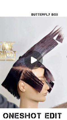 behindthechair.com on Instagram: "🦋 BUTTERFLY BOB 🦋 aka (the moth) @oneshothairawards entry by @rogermolinahair - GOOD LUCK Roger - SUCH A COOL VIDEO!! 🤌🏼  ENTRIES CLOSE March 4th!!!  oneshothairawards.com 🏃🏼‍♂️  My submission for @behindthechair_com !! time to submit my first ever @oneshothairawards. Can you help me make it count? Share/save/comment.  Send it to some friends?! 🙏🏽  • Another experiment in concave bob layering. Check out the original butterfly bob  in my reels. As well as the ‘live’, where I asked for suggestions and showed you the sculpture of it. • Butterfly/Moth Bob  Technical breakdown Nape/back  take a vertical section from hairline to round, create a guide. Elevation 75 degrees. • Once your vertical guide is set, separate each side into 2 ,cut back half Elevat Bob Butterfly Cut, Butterfly Bob Haircut Short, Butterfly Bob Haircut, Short Butterfly Cut, Flicked Bob, Layered Bob Cut, Asymetrical Haircut, Shag Bob Haircut, Concave Bob Hairstyles