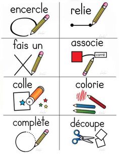 four different types of words that are used to spell the word's in french