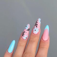 Cute Pastel Nail Art, Nails Printemps, Pastel Nail Art, Makeup Tips For Beginners, Acrylic Nails Coffin, Gel Nail Designs, Elegant Nails, Nail Extensions, Coffin Nails