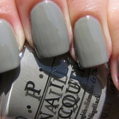 This Color Is A Cross Between Taupe And Steel Gray Brand New 0.5 Oz Bottle Buy 3 Get 15% Off Light Grey Dip Powder Nails, Grey Dip Powder Nails, Grey Nail Colors, Gray Nail Polish, Grey Gel Nails, Grey Nail, Grey Nail Polish, Sheer Nails, Gray Nails