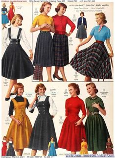 50s Winter Fashion 1950s Vintage Christmas, 1960s Holiday Fashion, 50s Outfit Inspiration, 50s Winter Dress, 1950s Winter Fashion Women, 1950 Fall Fashion, 1950s Christmas Outfit, Vintage Christmas Clothes, 1950s Christmas Fashion