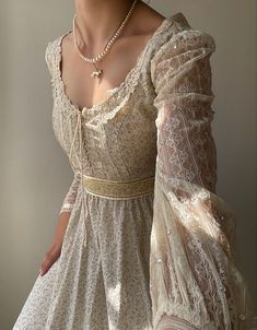 Casual Long Dresses, Golden Ribbon, Sax Dress, Gunne Sax Dress, Dresses Aesthetic, Princess Gown, Fairytale Dress, Long Dress Casual, Dreamy Dress