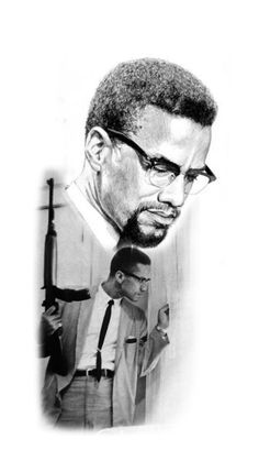 Malcolm X Tattoo, African American Tattoos, Black Men Tattoos, Power Tattoo, History Tattoos, X Tattoo, Men Tattoos Arm Sleeve, Omerta Tattoo