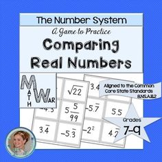 the number system for comparing real numbers