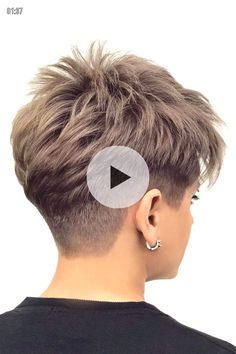 A short cut is bold when you add an undercut. Check out all the ways you can add shaved sides and back to a pixie!..!! Hairstyles Undercut, Brown Hairstyles, Hair Undercut, Edgy Pixie, Short Brown Hair, Blonde Pixie Haircut, Undercut Pixie Haircut