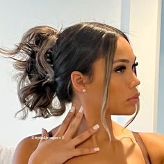 Flat Head Hairstyle, Flat Ironed Hair Black Hairstyles, Hair Inspiration Natural, Briana Monique, Messy Ponytail Hairstyles, Quick Weaves, Sleek Hair, Lace Fronts, Ig Models