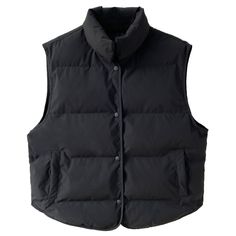 F00073134-102 Black Fitted Casual Outerwear, Fitted Black Casual Outerwear, Sleeveless Waistcoat, Loose Vest, Bright Color Dresses, Cardigan Sweater Vest, Cotton Vest, Casual Vest, Vest Coat