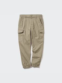 Cargo Jogger Pants | UNIQLO US Fitted Uniqlo Bottoms For Fall, Uniqlo Fitted Casual Bottoms, Casual Uniqlo Pants With Pockets, Casual Uniqlo Trousers, Uniqlo Store, Military Cargo Pants, Dobby Fabric, Military Pants, Mens Cargo