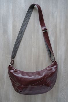 Womens Hobo Purse - Foxtrot Medium Topstitch Hobo Bag - Wine Vegan Leather#color_wine Modern Leather Hobo Bag With Cell Phone Pocket, Burgundy Bag With Cell Phone Pocket For Everyday Use, Burgundy Crossbody Hobo Bag For Everyday Use, Burgundy Crossbody Hobo Bag For Errands, Everyday Burgundy Hobo Bag With Removable Pouch, Burgundy Pouch Shoulder Bag For Everyday, Burgundy Crossbody Hobo Bag For Travel, Burgundy Hobo Crossbody Bag For Everyday, Burgundy Hobo Bag With Zipper For Everyday Use