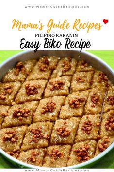 so yummy 😋 Special Bibingka Recipe, Biko Recipe, Bibingka Recipe, Mama Recipe, Happy Cooking, Cooking Easy, Filipino Desserts, Pinoy Food, Filipino Food