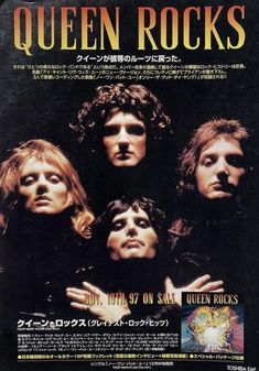 an advertisement for the queen of rock's album, queen of rock's