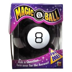 the magic 8 ball is in its packaging