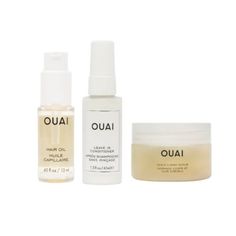 Ouai Mini Size Hair Trio Brand New . Includes Hair Oil Mini Size 0.45oz - 13ml Leave In Conditioner Mini Size 0.84oz - 25ml Scalp & Bodyscrub Trial Size 1oz - 30g . Description Oil: A Multitasking Oil That Smooths Frizz And Seals Split Ends For A Healthy, Shiny Finish. Best-Selling Hair Oil, Infused With A Blend Of African Galanga, Ama, And Asian Borage Oils. Lave In: This Frizz-Fighting Leave In Conditioner With Thermal Protection Repairs Dry Ends And Protects Against Breakage, While Adding Sli Aesthetic December, Ouai Hair Oil, Ouai Hair, Selling Hair, Hair Scrub, Borage Oil, Bridesmaid Boxes, Wash And Go, Leave In Conditioner