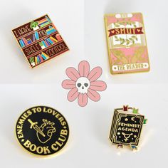 Bookworms, it's enamel pin time! From enemies-to-lovers tales to steamy reads, flaunt your bookish heart with these adorable accessories. Each pin is gold-plated and comes with a butterfly clutch. It's the ideal treat for you or your bookish buddy. Don't forget to snag your favorite pin from the options! Product Details Clutch - Butterfly Clutch Plating - Gold Plating Butterfly Clutch, Favorite Pins, A Butterfly, Book Lover, Enamel Pin, Gold Plating, Book Worms, Book Lovers