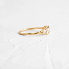 Seven SI clarity rose cut white diamonds (2-4mm) Solid 14k gold setting with a delicate 1.2mm round band (available in 14k yellow, white, and rose gold) We handcraft each piece with responsibly sourced 14k gold and ethically sourced stones. Timeless Stackable Rings With Rose Cut Diamonds, Dainty Cluster Ring With Single Cut Diamonds For Promise, Promise Ring With Rose Cut Diamonds Birthstone, Round Cut Rose Diamond Birthstone Promise Ring, Rose Cut Diamond Birthstone Promise Ring, Diamond White Stackable Rings With Rose Cut, Cluster Ring With Rose Cut Diamonds For Promise, Delicate Promise Ring With Rose Cut Diamonds, White Topaz Rose Cut Diamond Promise Rings