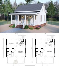 two story house plans with porches on each floor