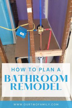 How to plan a bathroom remodel Small Bathroom Renovation, Bathroom Remodel With Tub, House Bathroom, Small Bathroom Remodel, Bathroom Makeover, Bathroom Inspiration, Old House