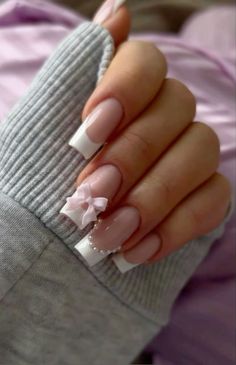 Paznokcie Hello Kitty, Nagel Tips, Simple Gel Nails, Classy Acrylic Nails, Soft Nails, Acrylic Nails Coffin Short, Pink Acrylic Nails