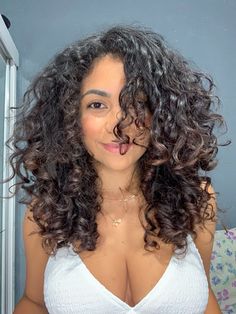 #cachos #cortedecabelo #cortecachos #curly #curlyhairstyles #curlyhaircare #cacheadas #ondulado Curl Pattern, Hair Inspo, Hair Care, Nails