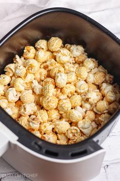 Low Calorie Air Fryer Snacks, Popcorn Air Fryer, Airfryer Popcorn, Easy Air Fryer Snacks, Snacks Air Fryer, Low Calorie Popcorn, Ninja Airfryer, Air Fryer Popcorn, Cooking Popcorn