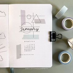 Kalender Design, Bullet Journal Cover Ideas, Minimal Theme, Bullet Journal Ideas