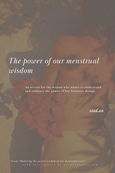 An article for the woman who wants to understand and embrace the power of her feminine design. 🌹Continue reading  feminine heart | femininity | menstrual wisdom | feminine energy | feminine embodiment | sensuality | sexuality | spirituality | gentle living | soft living | feminine healing | bleed wisdom | feminine leadership | sensitivity | sensual care | divine feminine | softness | bleed cycle | cyclical living | menstrual cycle | how to be more feminine | surrender | romance | twin flame | self love | self care | attraction | boundaries | feminine radiance | feminine healing | feminine soul | divine feminine | femininity quotes | tantra | tantra teacher | manifestation aesthetic Woman Circle Divine Feminine, Queen Energy Aesthetic, Sacred Menstruation, Soft Feminine Aesthetics, Teacher Manifestation, Feminine Self Care, Divine Aesthetic