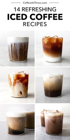 Coffee Bar Recipes, Ninja Coffee Bar Recipes, Barista Recipe, Caffeinated Drinks, Homemade Iced Coffee, Iced Lattes, Ninja Coffee Bar