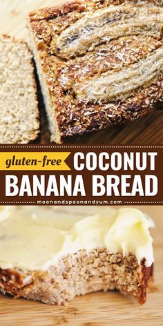 Start your day with a delicious and healthy treat! Coconut Banana Bread made with shredded coconut, Greek yogurt, mashed bananas, and coconut sugar is an easy healthy breakfast. A perfect healthy eating idea to keep you fueled all morning long!