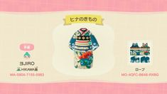 an animal crossing character is wearing a kimono and standing in front of a pink background