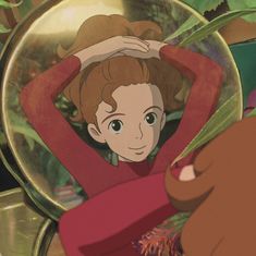 Arriety Ghibli Icon, Ghibli Icons, The Secret World Of Arrietty, My Neighbour Totoro, Secret World Of Arrietty, Studio Ghibli Background, Studio Ghibli Characters, Ghibli Artwork, The Secret World