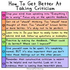 Self-Love Rainbow - Page 4 of 121 - Making self care and self love part of the everyday. How To Accept Criticism, What To Do When Feeling Down, Blessing Manifesting, 2023 Motivation, Personal Improvement, How To Get Better