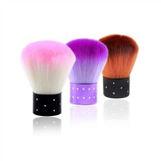 ANGNYA 3PCS Nail Dust Brush Remove Powder for Acrylic Nails Makeup Brushes Manicure Brush Dust Cleaner Tools Nail Art Brush Set Dust Cleaner, Nail Dust, Professional Nail Art, Art Brush, Uv Nails, Soft Nails, Nails Makeup