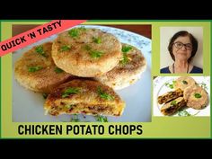 the chicken potato chops recipe is shown