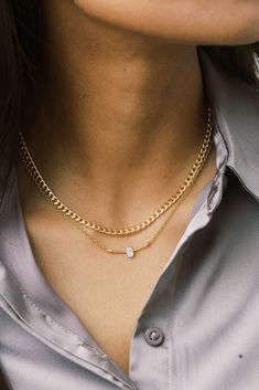 This timeless gold-filled curb chain is the perfect understated statement piece. It's the gold chain necklace you need to complete your modern, fresh aesthetic! Wear it alone for an effortlessly chic look, or layer it with other necklaces to create a personalized style. Recycled 14k gold filled Curb chain is adjustable from 16"-18" long Curb chain is 4mm wide Recycled Gold Jewelry, Aesthetic Wear, Fresh Aesthetic, Curb Chain Necklace, Recycled Gold, Gold Chain Necklace, Curb Chain, Gold Chain, Handcrafted Jewelry