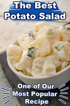 the perfect potato salad so simple