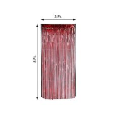 a red curtain is shown with measurements for the length