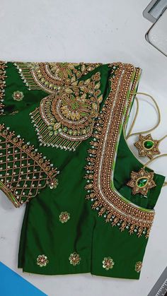 Bridal Embroidery, Dress Designs For Stitching, Mirror Pose, Mirror Work Blouse, Birds Embroidery Designs