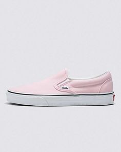 Vans | Classic Slip-On Blushing/True White Shoe Vans Slip On Shoes, Cute Vans, Vans Store, White Shoe, Vans Logo, Vans Slip On, Vans Classic Slip On, Vans Classic, White Shoes