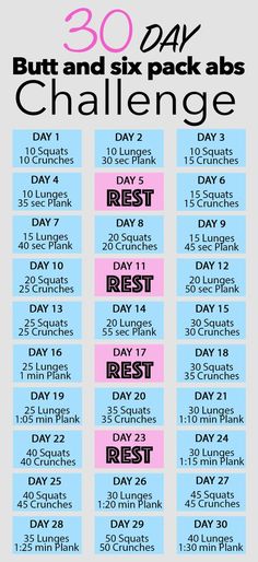 the 30 day diet challenge is shown in pink, blue and black with text on it