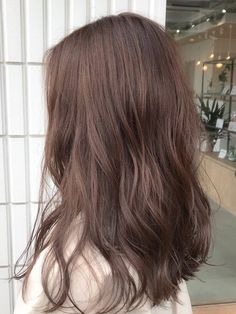 Best Light Hair Colors, Korean Hairstyles 2023, Brown Asian Hair Color, Colored Hair Ideas For Brunettes, Asian Brown Hair Color, One Hair Color Ideas, Asian Hair Brown, Brown Hair On Asian, One Color Hair Ideas