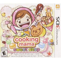 the box art for cooking mama sweet shop