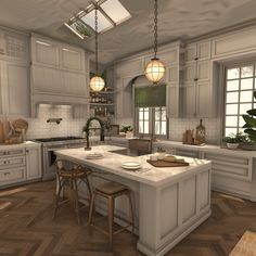 Explore a curated collection of innovative and stylish kitchens that seamlessly blend functionality and aesthetics. From sleek modern designs to cozy traditional setups, these Bloxburg kitchens showcase the creativity of the best creators in the game. Elevate your Bloxburg living experience with these top-notch kitchen inspirations! 🏡👩‍🍳 Welcome To Bloxburg Kitchen Ideas, Detailed Kitchen Bloxburg, Realistic Kitchen Ideas Bloxburg, Cottage Bloxburg Interior, Realistic Bloxburg House Kitchen, Bloxburg Traditional Kitchen, Bloxburg Room Ideas Kitchen