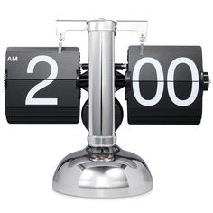 an alarm clock with the number two on it