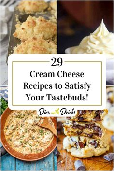 Collage of 4 cream cheese recipes. Flavored Cream Cheese Recipes, Savory Cream Cheese Recipes, Herb Cream Cheese Recipe, Loaded Food, Recipes With Cream Cheese, Herb Cream Cheese, Butter Boards, 3 Ingredient Dinners